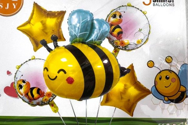 Producto - Set de Globos Abeja x5