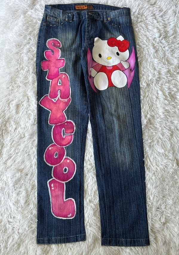 Jean y2k staycool custom talla 40-42