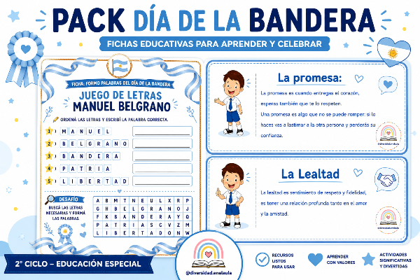 Producto - DÍA DE LA BANDERA- 2do CICLO - 1