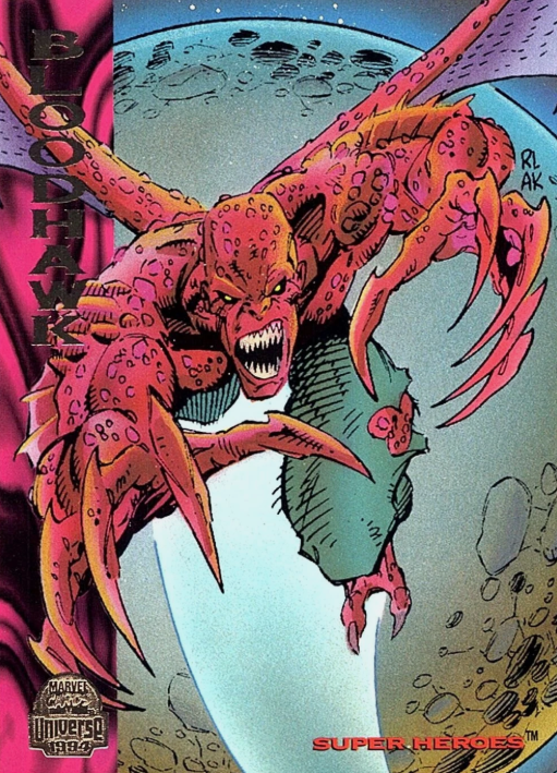Producto - 1994 Fleer Marvel Universe #171 - Bloodhawk - 0