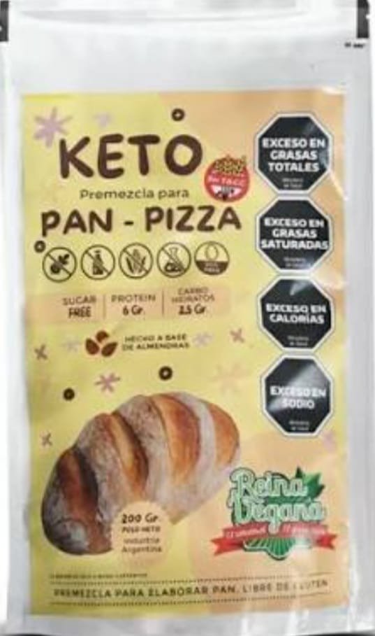 Producto - PREMEZCLA REINA FOOD PAN PIZZA KETO
