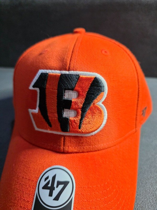 Cincinnati Bengals nfl orange 47 brand mvp adjustable velcro — imagen 2