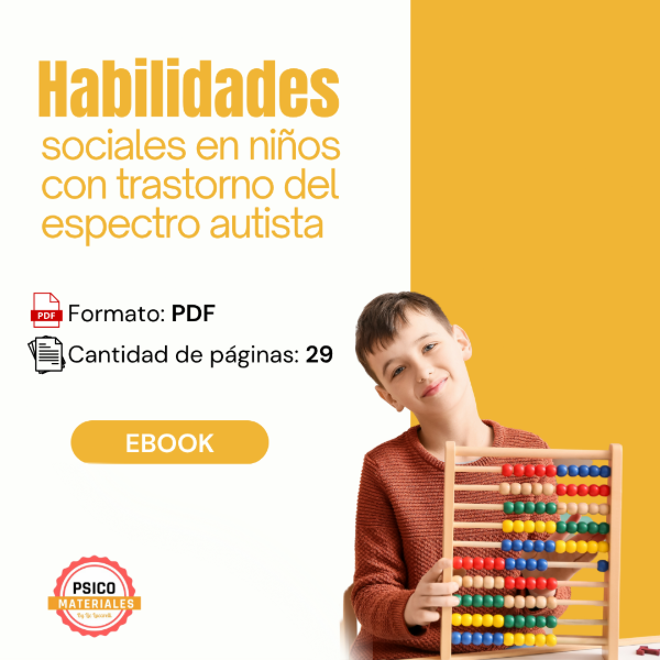 Producto - Ebook habilidades sociales en niños con trastorno del espectro autista