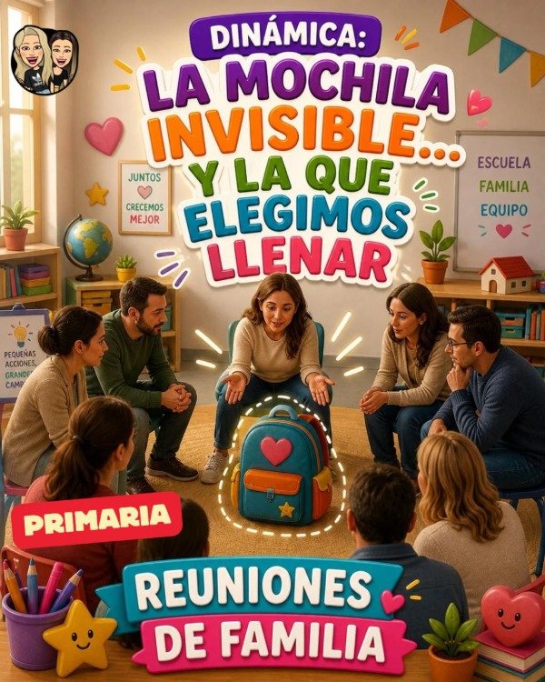 Producto - DINÁMICA. LA MOCHILA INVISIBLE Y LA QUE ELEGIMOS LLENAR. PRIMARIA