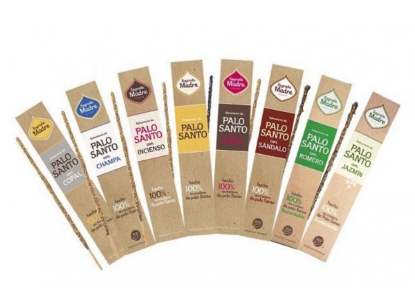 Producto - Sahumerios Línea Palo Santo 8un - SAGRADA MADRE