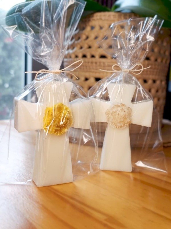 Producto - Souvenir Cruz Decorada. Comunión, bautismo o confirmación - 1