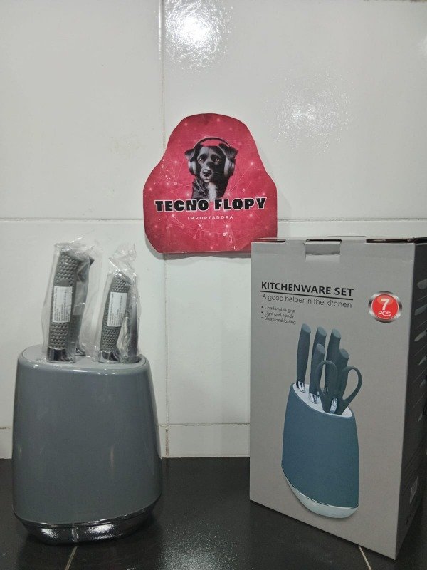 Producto - set de cuchillo con base