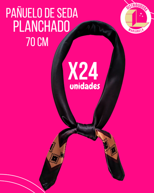Producto - Pañuelo Seda planchado de 70 - Pack x24 unidades