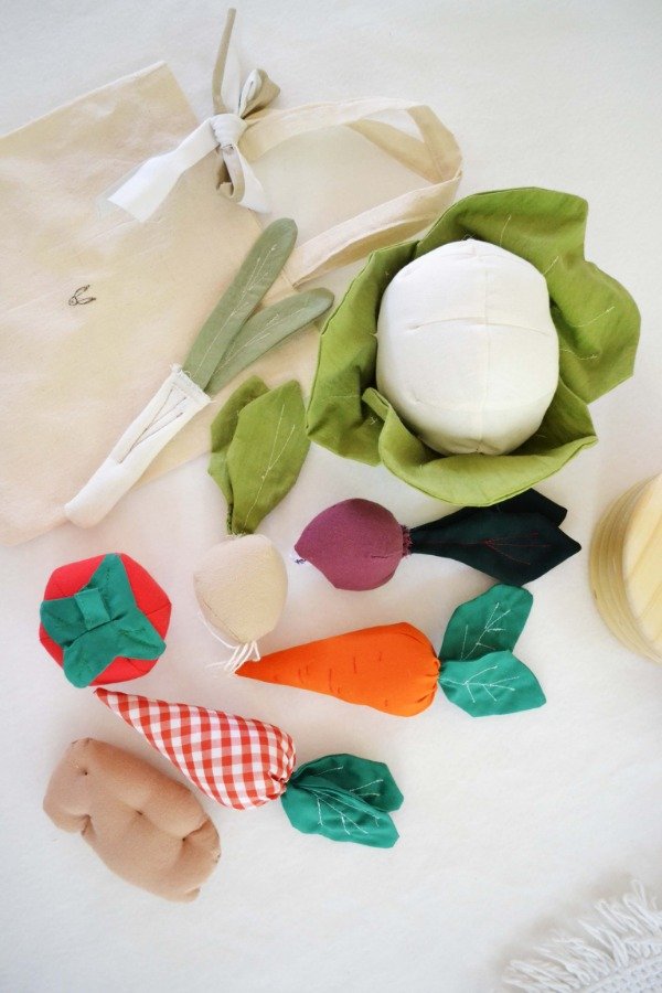 Producto - Verduras de tela