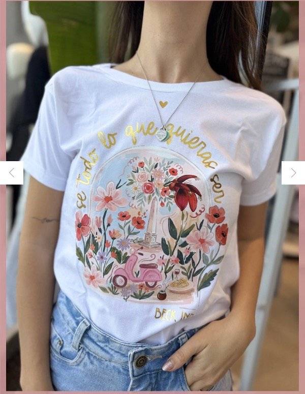Producto - Remera Blanca estampada - 0