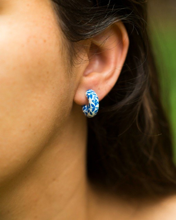 Producto - Hoops pequeños Azulé