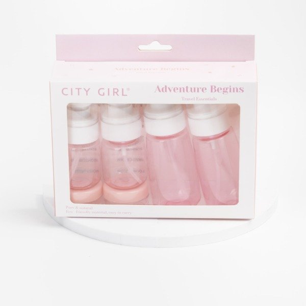Producto - Set de botellas x 6 redondo BLANCO/TRANSPARENTE
