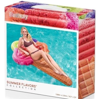 Producto - Bestway Inflable Para Pileta Helado Cucurucho 188x130