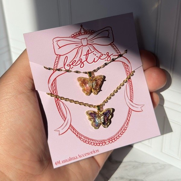 Producto - Collares: Butterfly BFF