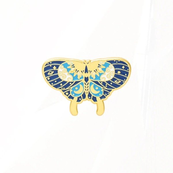 Producto - Pin polilla azul