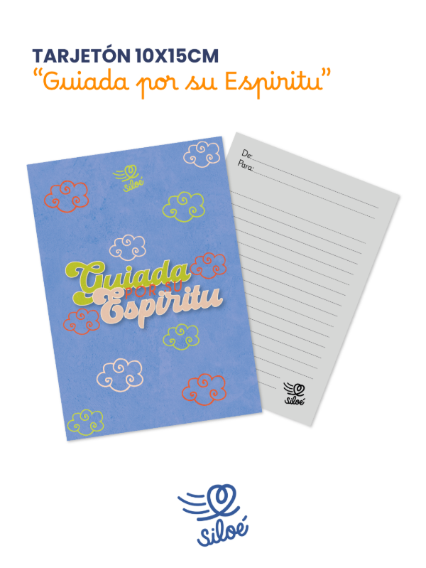 Producto - Tarjetón - "Guiada por su Espíritu"