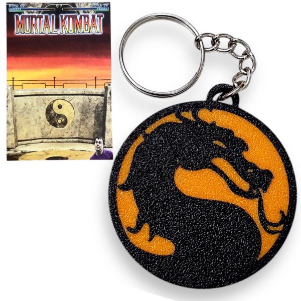 Producto - Llavero 3D Mortal Kombat Logo