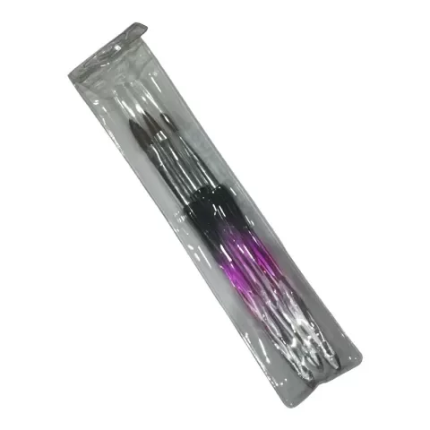 Producto - PINCEL DE ACRILICO VIOLETA Y NEGRO 3PCS