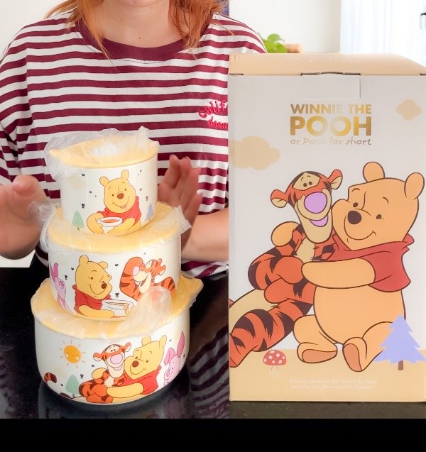 Producto - Set de Bowls herméticos Originales Winnie Pooh disney