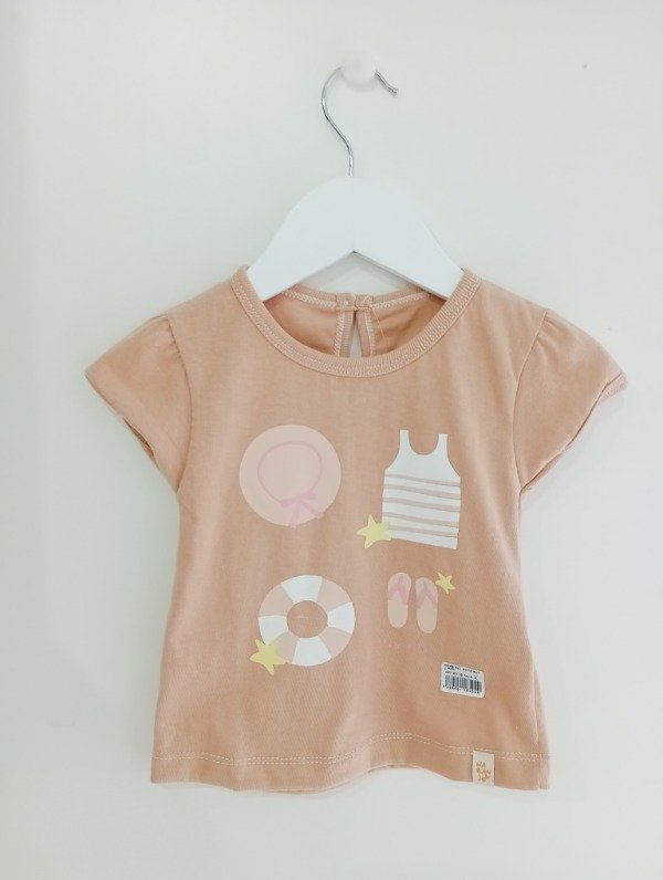 Producto - Remera Naranjo MC gota nena estampada