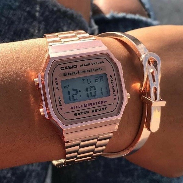 Producto - Reloj CASIO VINTAGE (rose gold) a168w