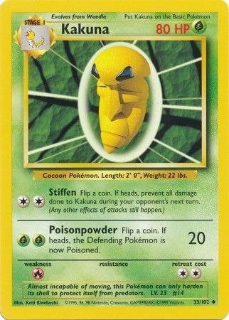 Producto - Kakuna (33/102) [Base Set Unlimited]