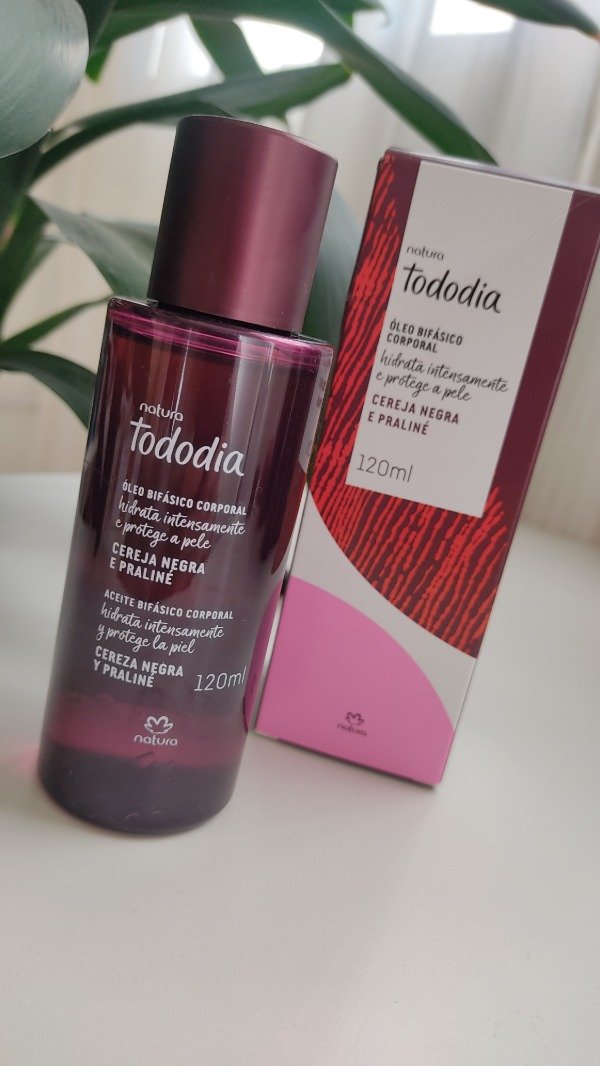 Producto - Tododia Cereza negra y Praliné aceite bifásico corporal