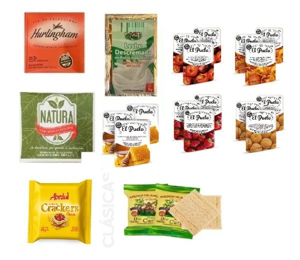 Producto - COMBO PRODUCTOS PARA DESAYUNOS X20u C/u