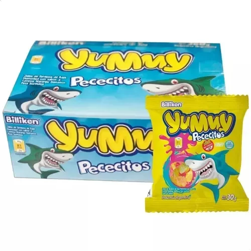 Producto - Gomitas Yummy 30 gr Pececitos x 12