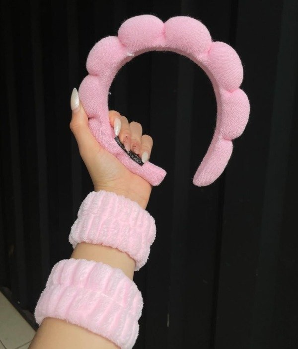 Producto - SET DE VINCHA + 2 MUÑEQUERAS