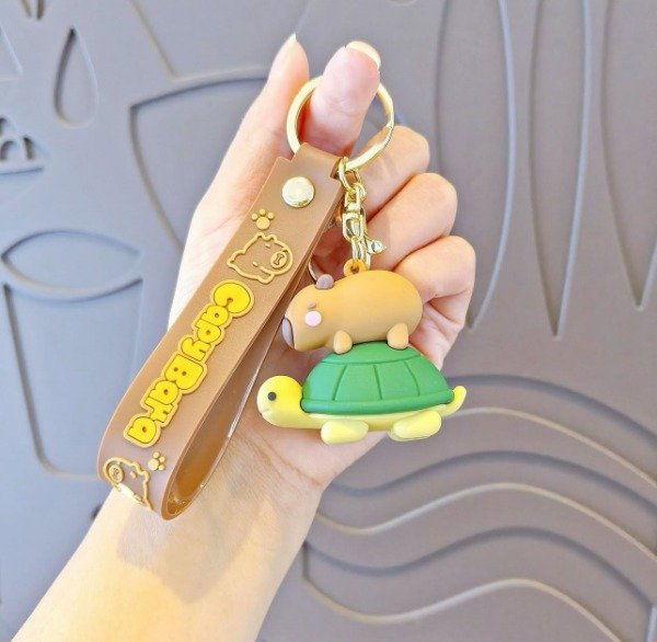 Producto - Llavero Capybara tortuga