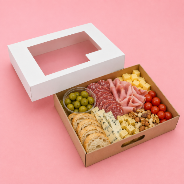 Producto - BOX DESAYUNO - COD. 340 BASE KRAFT TAPA VISOR 25x12x25 - 3