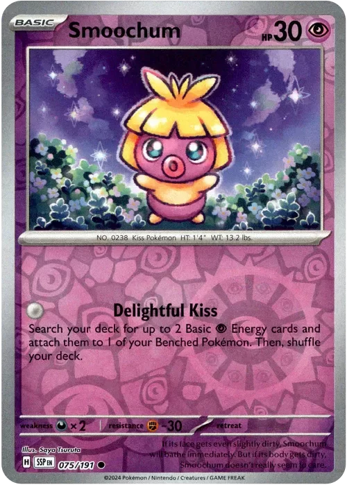 Producto - Smoochum - 075/191 - Surging Sparks - Reverse Holo