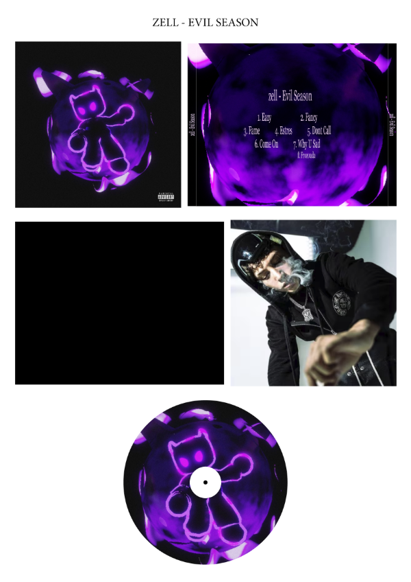 Producto - Zell "Evil Season" CD Custom
