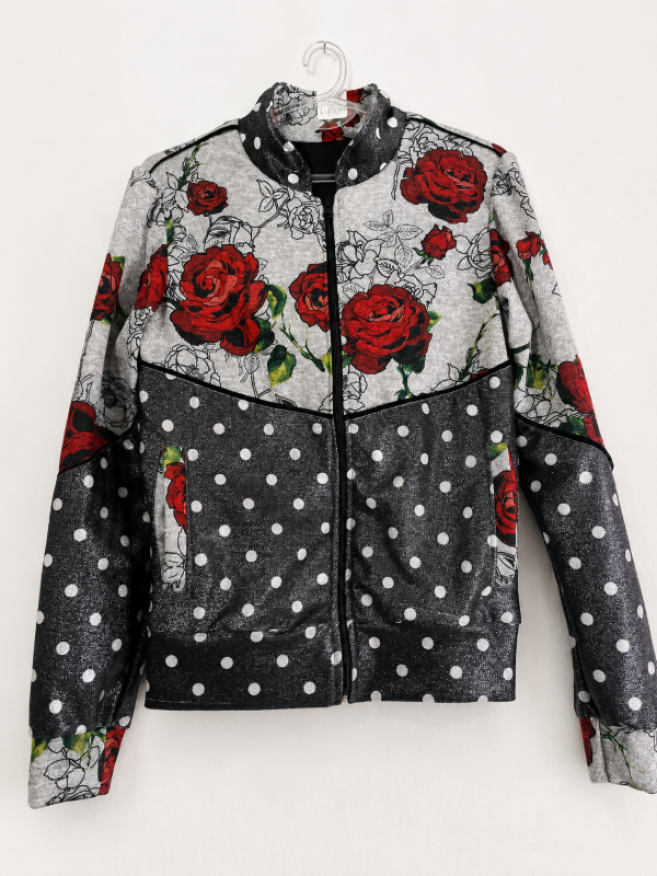 Producto - Campera lunares y flores M