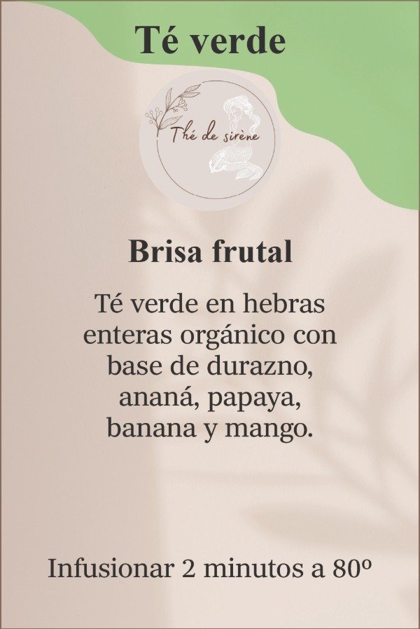 Producto - Blend de té verde 30g - Brisa frutal
