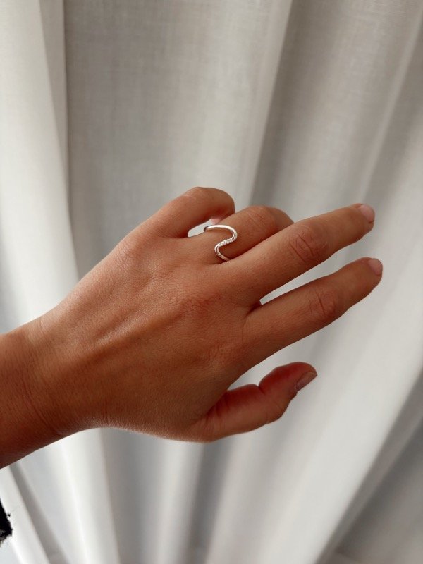 Producto - ANILLO ONDA CUBIC