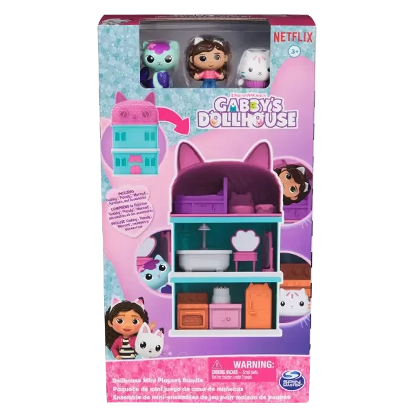 Producto - La Casa De Muñecas De Gabby Mini Playset Play House + 3 Fig