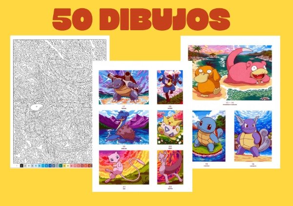Producto - Libro para Colorear Pokemon - 1