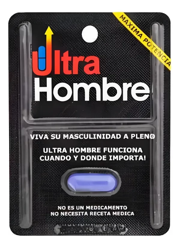 Producto - Ultra Hombre Suplemento Vigorizante Potenciador X 1
