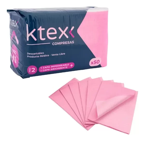 Producto - Compresas Ktex X50 UNIDADES - 1