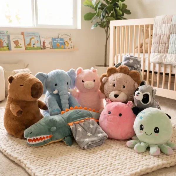 Producto - Peluche zoo con manta flannel adentro - 2