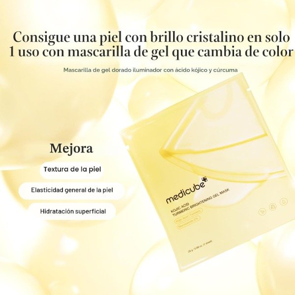 Producto - medicube Kojik Acid Turmeric Brightening Gel Mask 4u - 4