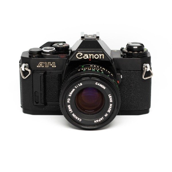 Producto - Canon AV-1 Negra + Canon FD 50 1.8
