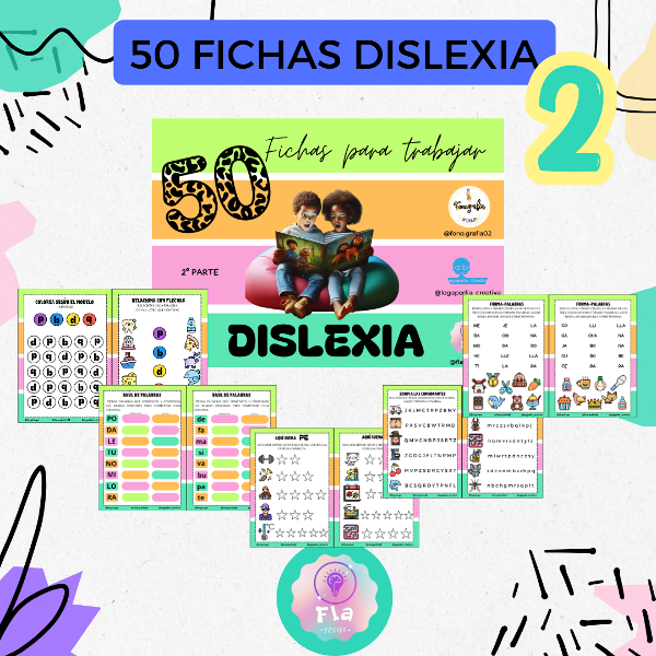 Producto - 50 Fichas DISLEXIA 2