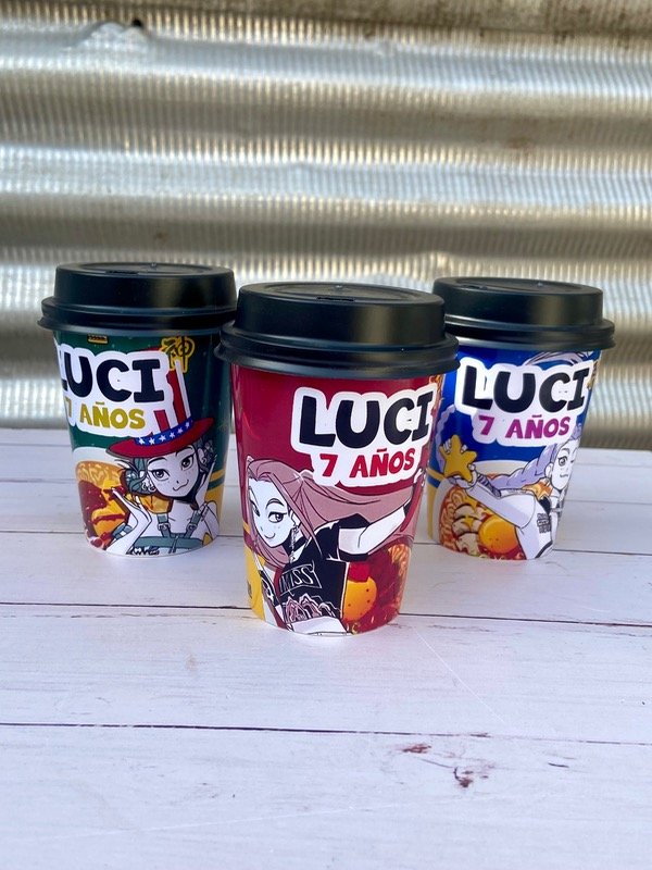 Producto - Vaso polipapel Ramen Guerreras Kpop