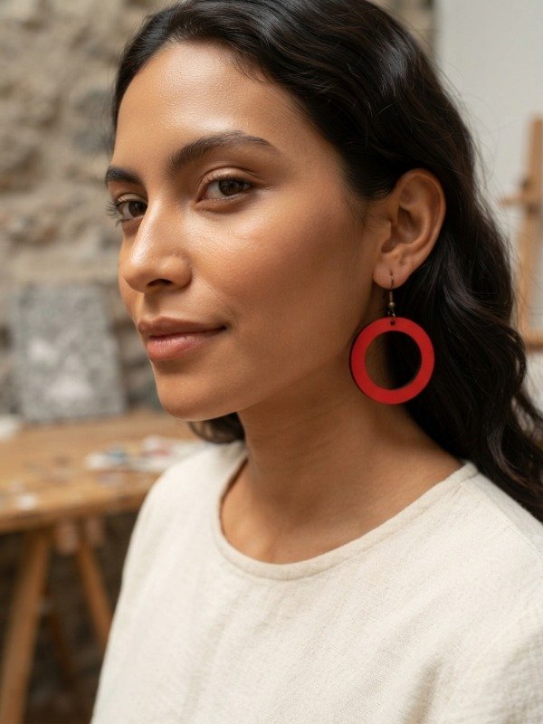 Producto - Aros Anilla / Rojo Fuego - 0