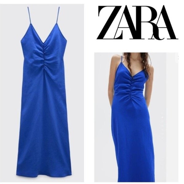 Vestido azul Zara — imagen 2