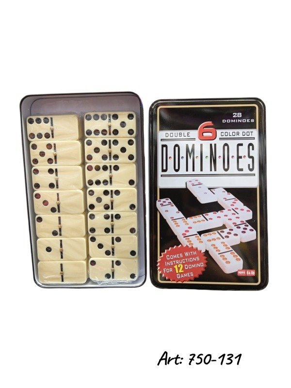 Producto - Juego de domino en lata ficha mediana