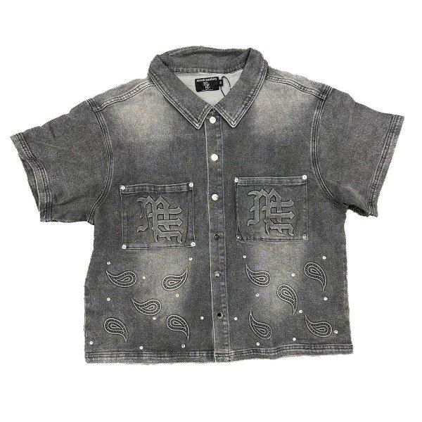 Producto - Paisley Denim Grey Shirt